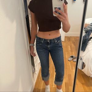 Vintage Calvin Klein low waisted capris